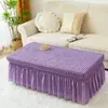 Novo Conjunto de Cobertura para Mesa de Centro de Renda Gaze Bolha para E-commerce Transfronteiriço, Cobertura Decorativa de Gaze Amassada, Anti-Arranhão de Gato