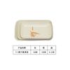 A5 Lotus vajilla tipo porcelana plato de melamina plato de plástico rectangular plato para polvo de salchicha plato para cena plato para pescado plato de oferta especial