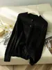 Camisa Básica Casual de Primavera 26 Cárdigan de Cuello Redondo para Mujer Clásico Rayado Versátil Tejido Cómodo Transpirable Chaqueta