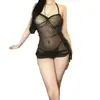 Lingerie Sexy de Fantasia, Saia Sexy Brilhante para Boate, Pijama Transparente Sedutor Quente para Mulheres, Roupas de Malha Uniforme que Não Precisam Ser Tiradas