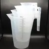 Copo medidor de plástico resistente a ácidos e álcalis de múltiplas especificações, copo medidor de laboratório, copo medidor para panificação, copo medidor de cozinha de PP de grau alimentício