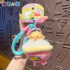 Chaveiro Pingente Autêntico Desenho Animado Shin-Chan Super-Homem Dinâmico Carro Chaveiro Boneca Fofa para Bolsa Decoração