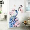 Pegatinas de pared decorativas modernas para sala de estar, comedor, dormitorio y otras estancias. Pegatinas 3D tridimensionales chinas seguras y ricas de flor de loto y botella al por mayor