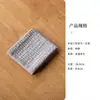 Pano de chá de rami costurado à mão triplo pano de chá Zen esteira porta-bule bordado à mão porta-copos toalha de pote absorvente espessa