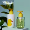 En Stock Blanco 150/200/300ml Gel de Ducha Desinfectante de Manos Botella Redonda de Fondo para Loción Champú para Mascotas Botella de Plástico