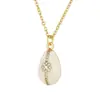 Collar Colgante Geométrico Huevo Gota de Aceite Zirconia Chapado en Cobre Dorado Real Europeo y Americano Cadena de Clavícula Femenina INS Nicho Lujo Ligero Alta Calidad