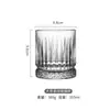 Vaso de Vidrio Grueso con Fondo Grueso y Patrón de Espada Estilo Ins para Whisky, Vaso de Cerveza y Bebidas Creativo de Alto Valor de Lujo Ligero de Moda
