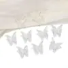 12*14mm Furo Médio Borboleta de Vidro Tridimensional Contas Soltas Acessórios para Joias DIY Materiais para Grampo de Cabelo Estilo Antigo