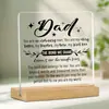 Adornos de Soporte Acrílico Transfronterizo, Artesanías Personalizadas, Decoraciones de Mesa, Día de la Madre, Día del Padre, Halloween, Regalos de Navidad