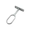 Colgador de Ropa Colgante Invertido para Puerta de Armario Fina Aleación de Zinc GB Colgador de Ropa Colgador de Ropa para Todas las Direcciones Accesorios de Ferretería para Muebles