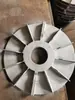 Rotor de resfriamento, radiador para ventilador centrífugo, bobina resfriada a ar com pás de ventilador de alumínio, desconto por quantidade