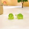 Acessórios DIY de Tartaruga 3D Luminosa Coloridos Transparentes Fofos Decorações de Mesa para Animais de Estimação Itens de Decoração de Micro Paisagem