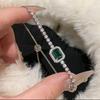 Pulsera de Lazo de Circonita de Lujo Ligero Estilo Coreano Exquisita Lujo Moda Pulsera Versátil Joyería de Nicho Simple al Por Mayor