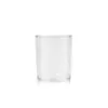 Venta al por mayor En stock Taza de Vidrio Transparente para Velas 220ml Taza de Vidrio Esmerilado para Velas de Aromaterapia Portavelas Adorno