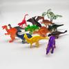 Mini modelo de dinosaurio de simulación 13 pintura en aerosol sólida pequeño dinosaurio transfronterizo animales 7cm pequeño regalo puesto lote