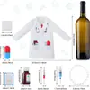 Bolsa de Feltro Nova para Vinho Transfronteiriça Acessórios de Estetoscópio de Médico Presente Promocional Bolsa para Vinho Capa para Garrafa de Vinho