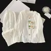 Pijama infantil de primavera y otoño, algodón con estampado de nubes, diseño de caricatura lindo, de manga larga, pierna larga, estilo casual, para niñas y niños mayores, adecuado para usar en casa