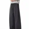 Pantalones casuales rectos, holgados, con caída, a rayas, de ajuste limpio, estilo old money, para hombre, primavera y otoño, pantalones largos de lujo ligero de alta gama