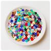 Cuentas de alfiler de fábrica Ya Leduo de 5 mm, redondas, planas, con agujero mediano, lentejuelas, 40 colores disponibles, lentejuelas doradas coloridas, bricolaje Flash