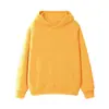 Sudadera con capucha de color liso para hombre, fina y de corte holgado para primavera/otoño, jersey oversized, diseño unisex, sudadera lisa, venta al por mayor