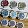Celebridad de Internet Popular Ojos de Hada Sinfonía Accesorios para Uñas Cristal K9 Brillo Uñas Portátiles Hecho a Mano DIY Lentejuela Mixta
