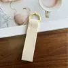 En Stock Lienzo en Blanco Dopamina Parche Bordado Accesorio para Bolso Año del Caballo Colgante Pequeño Llavero DIY Hecho a Mano Decoración de Anillo