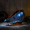 Lâmpada de Resina Transfronteiriça Presente Lâmpada de Resina Dragão Preto e Dragão Branco Lâmpada de Resina Luz de Cabeceira para Quarto Presente de Halloween