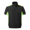 Ropa de Aire Acondicionado Inteligente de Enfriamiento y Refrigeración de Verano Personalizada, Ropa con Ventilador Transfronteriza de Manga Corta Personalizada, Ropa de Protección Solar para Exteriores, Ropa de Trabajo