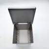 Caixa de Proteção para Ponto de Observação de Assentamento em Aço Inoxidável com Marcador de Nível de Referência Externo em Forma de Ferradura Quadrada Pino de Monitoramento Cruzado