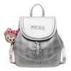 Mochila Xadrez Design de Nicho 2025 Moda Versátil Viagem Bolsa Tendência Compras Patchwork Mochila Pequena Versátil