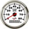 Motor Diesel Ecc85Mm Máquinas de Construção Gerador Modificação de Carro Veículo Ponteiro Tacômetro 8000 RPM