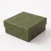Caixa de Joias Verde Militar Gucci Caixa de Embalagem Brincos Simples Pulseira Colar Anel Brincos Caixa de Embalagem de Papel para Joias