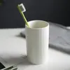 Copo de Escova de Dentes Estilo Ins Nórdico Conjunto de Copos para Enxaguar a Boca Simples Moderno Par de Copos de Lavar Cerâmica Criativa Doméstica Par