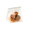 Bolsa para Pan con Borde Enrollado de Alambre de Hierro, Bolsa de Sellado Octagonal de Alta Transparencia para Snacks, Galletas, Tostadas, Bolsa de Embalaje de Alimentos de Plástico para Frutos Secos