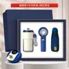 Set de Regalo Empresarial, Souvenir de Verano, Regalo con Logo Personalizado, Regalo Práctico para Clientes, Set de Ventilador de Refrigeración de Verano