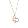 Collar de mariposa de plata esterlina estilo coreano Mori fritillary clavícula cadena femenina verano versátil ins elegante collar novias colgante