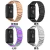 Para Huawei watch Fit Pulseira Milan Aço Inoxidável Metal Pulseira Três Contas TIA-B09 Pulseira Tecida de Nylon
