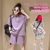 Conjunto de Verão para Meninas 2025 Novo Estiloso Tendência Esportivo Roupas Infantis para Crianças Maiores Moda de Rua de Verão Conjunto de Duas Peças