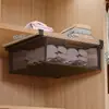Cesta organizadora retrátil para meias caixa de armazenamento caixa para roupas íntimas prateleira inferior de guarda-roupa gaveta cesta suspensa