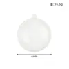 Decorações de Bolas Natalinas Embaladas, Bolas Redondas, Enfeites Altos para Árvore de Natal, Bolas de Natal Irregulares Vazadas de Plástico Transparente, Acrílico
