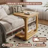 Mesa auxiliar de sofá de madera maciza, mesita de noche móvil, mueble auxiliar para uso doméstico en salas de estar, mesa de centro pequeña para apartamentos, mesa auxiliar, mesa de café pequeña