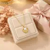 Collar de Concha de Perla Estilo Japonés Coreano Versátil Lujo Ligero Estilo Océano Colgante Simple Accesorios de Vacaciones en la Playa Mujer Verano