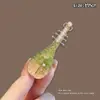 Pinza para el pelo única y hermosa con forma de pipa para mujer, pinza lateral para flequillo, pinza para el pelo de la frente, pinza de pico de pato sin costuras, accesorio para el pelo, pasador