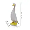 Enfeites de Pato em Resina Estilo Nórdico, Decorações Criativas para Casa, Decorações de Mesa, Artesanato Moderno Simples Estilo Ins