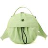 Bolso cruzado pequeño de nailon casual para mujer 2026 Nuevo Bolso redondo ligero para el día a día con cordón Bolso de mano simple Bolso de hombro