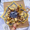 Lenço de Seda para Mulheres Ins Pintura a Óleo Girassol Seda de Imitação Fino Lenço Decorativo Lenço para Terno de Inverno Lenço Quadrado Pequeno Versátil