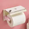 Portarrollos de Papel Higiénico para Baño Estilo Melocotón Leche, Dispensador de Pañuelos Montado en Pared, Dispensador de Papel Higiénico, Estante Organizador para Cajas de Pañuelos
