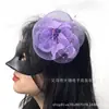 Acessórios de Cabelo Quentes Transfronteiriços Corsage Quente Flores Acessórios de Cabeça para Noiva Festival de Corridas de Cavalos Chá da Tarde Chapéu Topper Acessórios de Cabeça Vintage de Renda