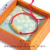 Color duradero no se decolora Oro de arena de Vietnam patrón martillado pulsera de cordón rojo enrollado espaciador de patrón de golpe accesorios DIY cuentas de pulsera para mujeres