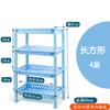 Estante de Almacenamiento para Baño Estante para Inodoro Estante de Almacenamiento para Condimentos de Cocina Estante de Almacenamiento Piso Plástico Cubo para Lavabo